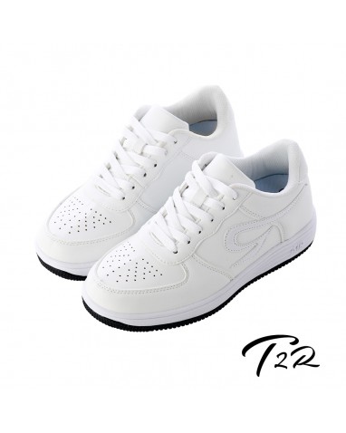 【T2R】運動時尚內增高6公分AIR休閒鞋 6CM 白